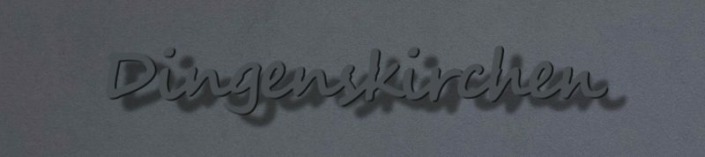 Dies ist ein Beispiel-Bild mit einem Namenschild für ein Haus in Aluminium antrazit | DINGENSKIRCHEN | 2,80 Meter lang