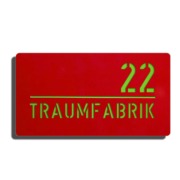 Grün glänzende Schrift 